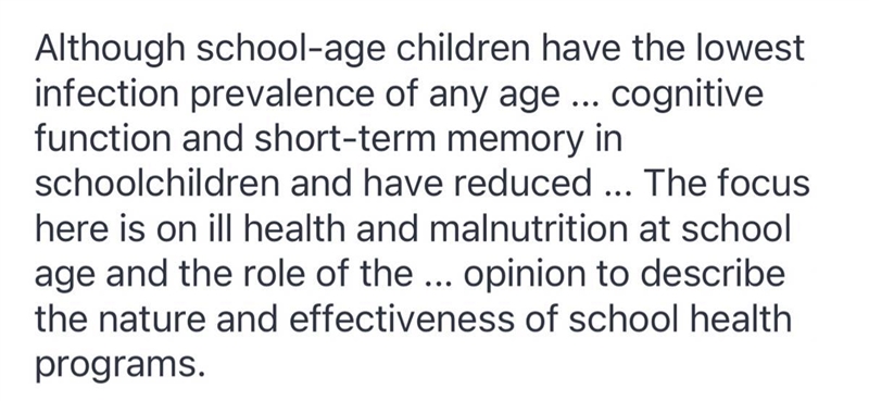 Explain the role of health education to reduce the prevalence of malnutrition illness-example-1