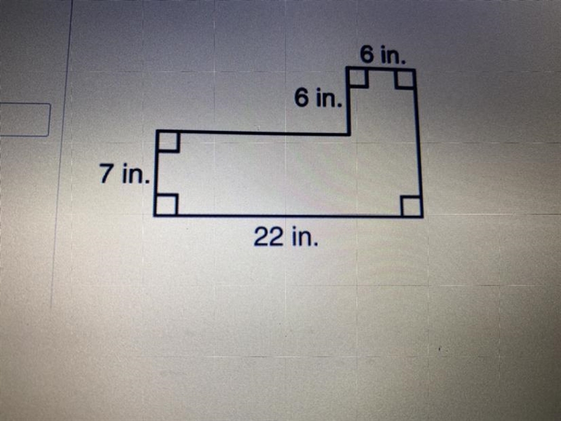 What is the area of the entire figure in square inches PLS HELP MEE IM NKT SMART!!!-example-1