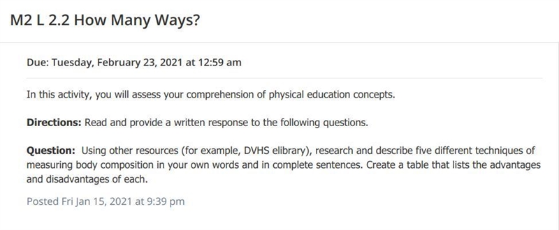 Question Question: Using other resources (for example, DVHS elibrary), research and-example-1