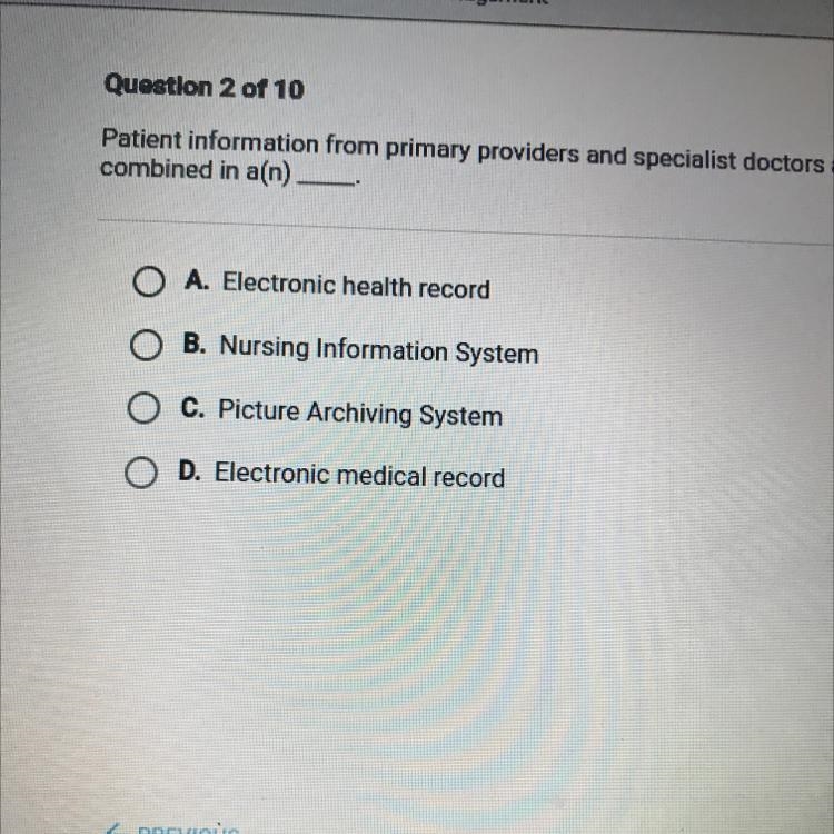 Patient information from primary provides and specialist doctors are combined in an-example-1