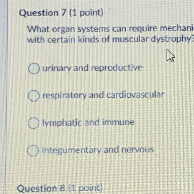 What organ systems can require mechanical aid to function day to day for patients-example-1