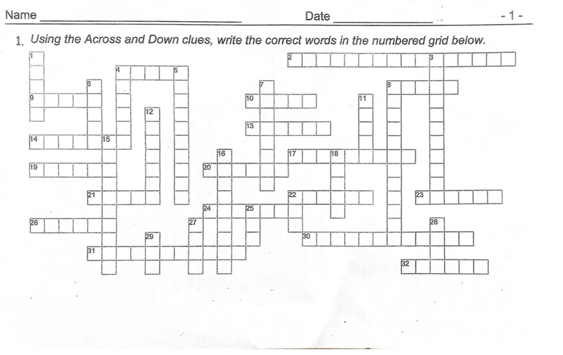 Kitchen Cookware and Utensils Interactive Crossword Puzzle This is a crossword I will-example-1