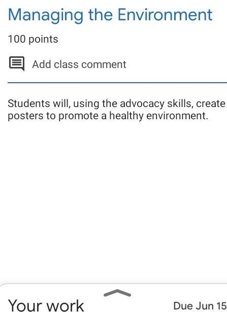 Create a poster to promote a healthy environment​-example-1