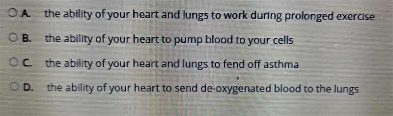 What is cardiorespiratory endurance​-example-1