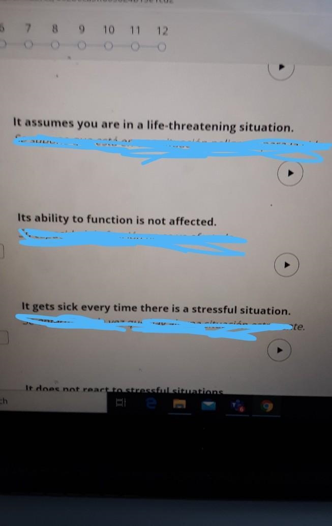 L How does your body physically respond to stress? ​-example-1