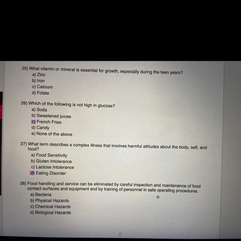 What is the answer to 25 and 28? Help!-example-1