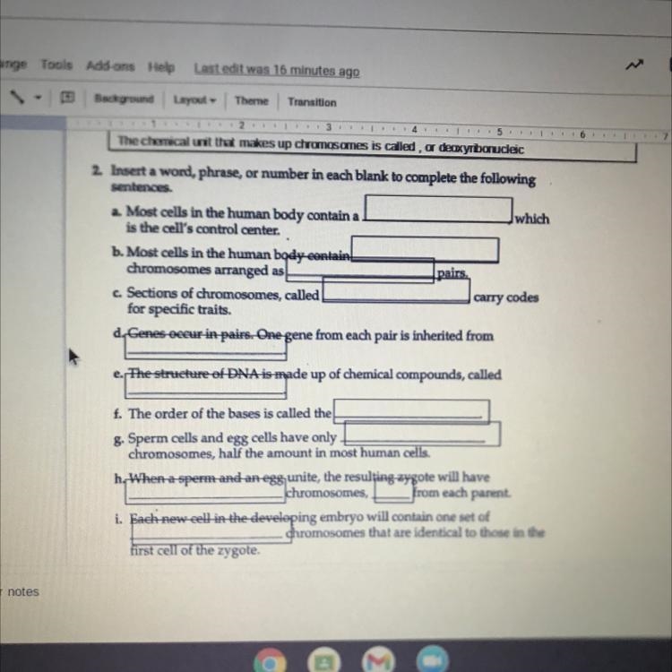 Insert a word, phrase, or number in each blank to complete the following sentences-example-1