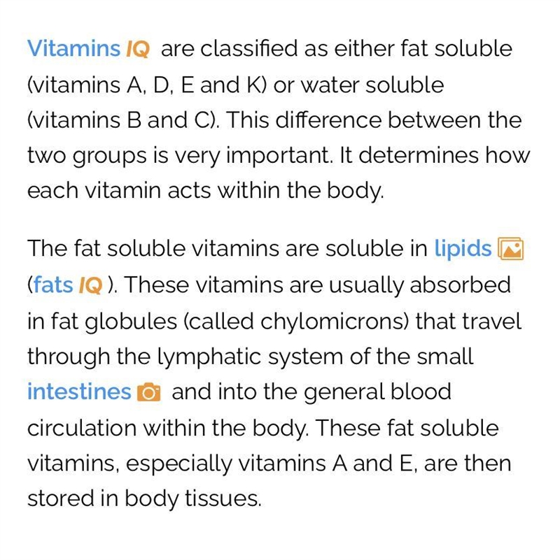 30 POINTSSS!!! Vitamins A, E, D, and K are ___________ Group of answer choices fat-example-1