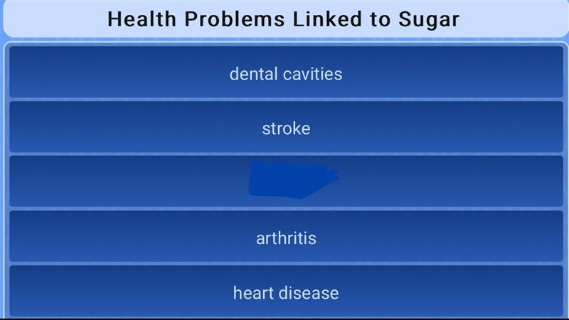 What are the health problems linked to sugar?-example-1