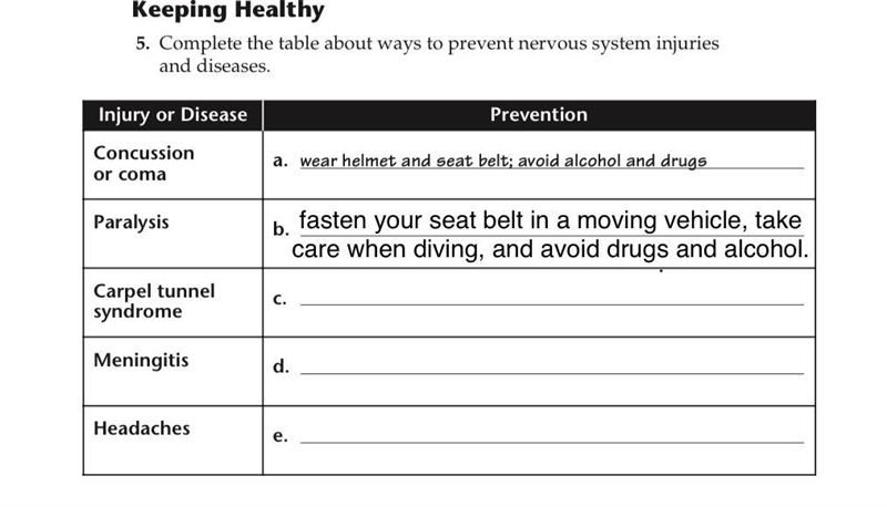 Answer the questions in the pic with help from the text. The first 2 are done just-example-3