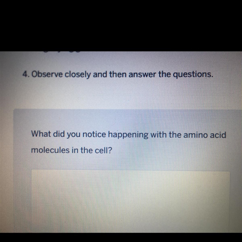 4. Observe closely and then answer the questions. What did you notice happening with-example-1