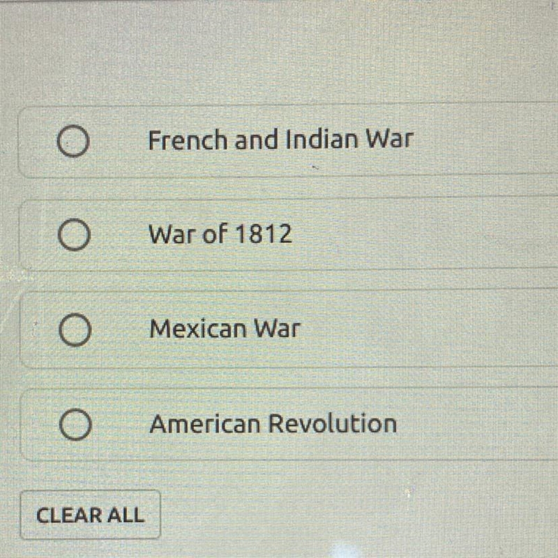 HISTORY TEST!! 8th grade, pls helppp “the concept of manifest destiny was important-example-1