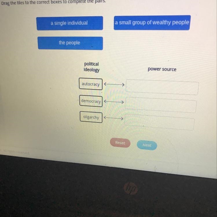 Drag titles to correct boxes complete pairs please help me-example-1