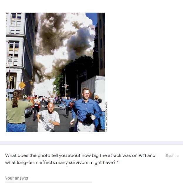 What does the photo below tell you about how huge the attack was, and what long-terms-example-1