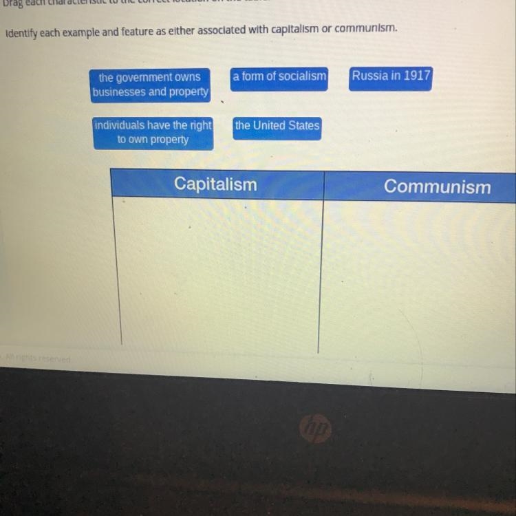 Capitalism and communism please help me-example-1