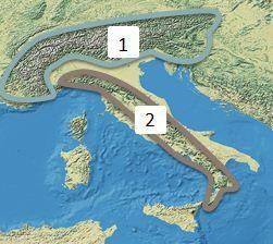 Which of the following mountain ranges is labeled with the number 1 on the map above-example-1