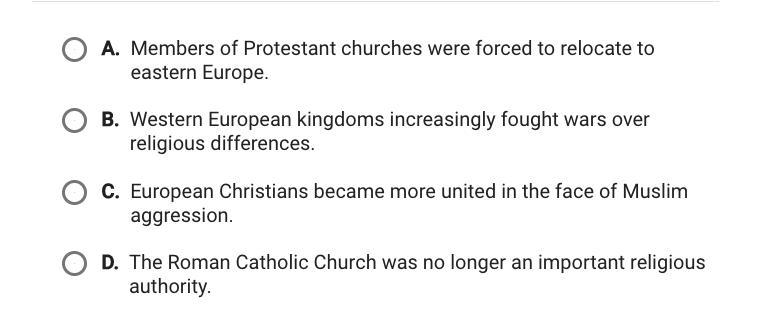 How was Europe after the protestant reformation different from pre-Reformation Europe-example-1