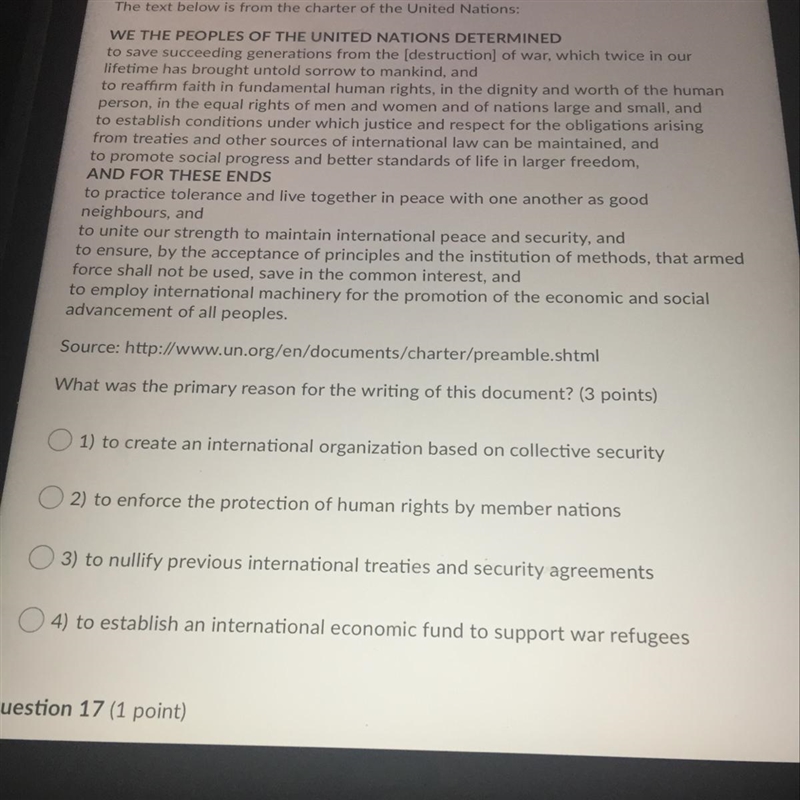 WE THE PEOPLES OF THE UNITED NATIONS DETERMINED to save succeeding generations from-example-1