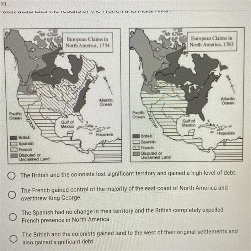 Use the map and your knowledge to answer the following: which response best describes-example-1