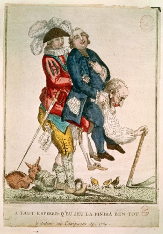 The cartoon above demonstrates what aspect of life before the French Revolution? A-example-1