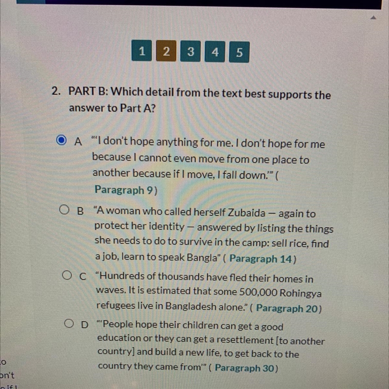 2. PART B: Which detail from the text best supports the answer to Part A? A &quot-example-1