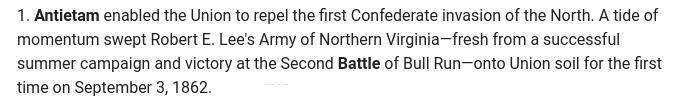 How did the battle of antietam change the course of the american civil war?-example-1