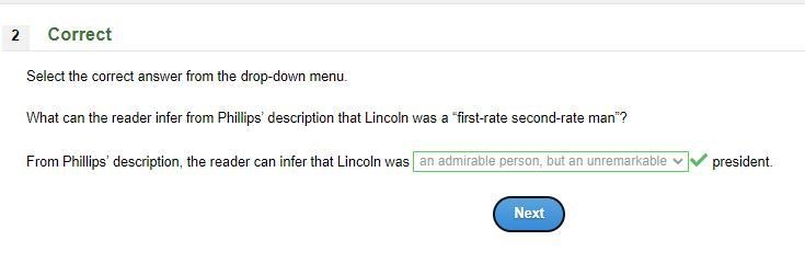 Select the correct answer from the drop-down menu. What can the reader infer from-example-1