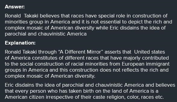 How would you compare and contrast the views of Eric Foner's "Who Is an American-example-1