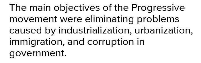 Describe two reform movements that helped to define the Progressive Era.-example-1