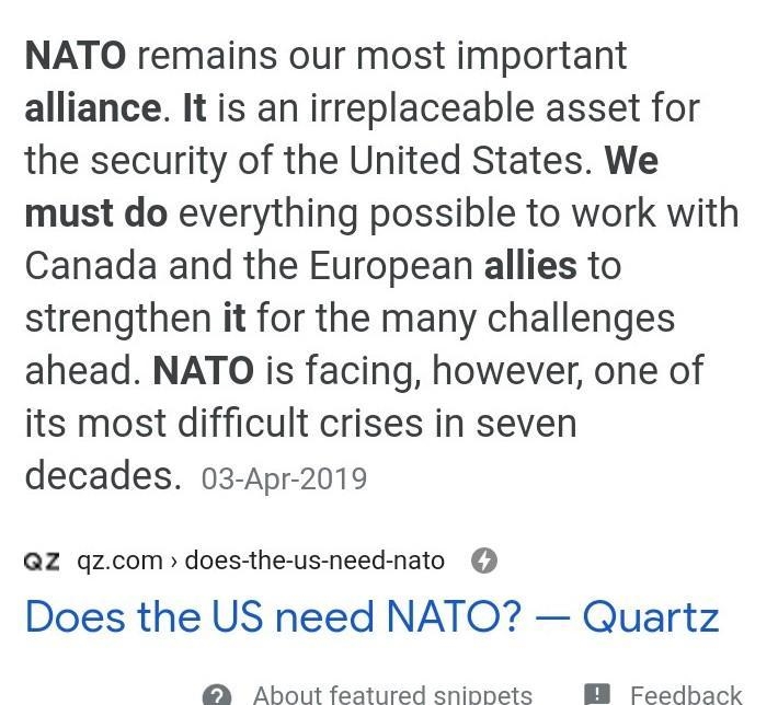 Do we still have a need for alliances such as NATO? Why or why not-example-1