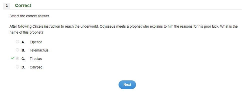 Select the correct answer. After following Circe’s instruction to reach the underworld-example-1