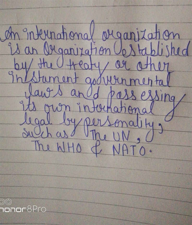 What are international organizations-example-1