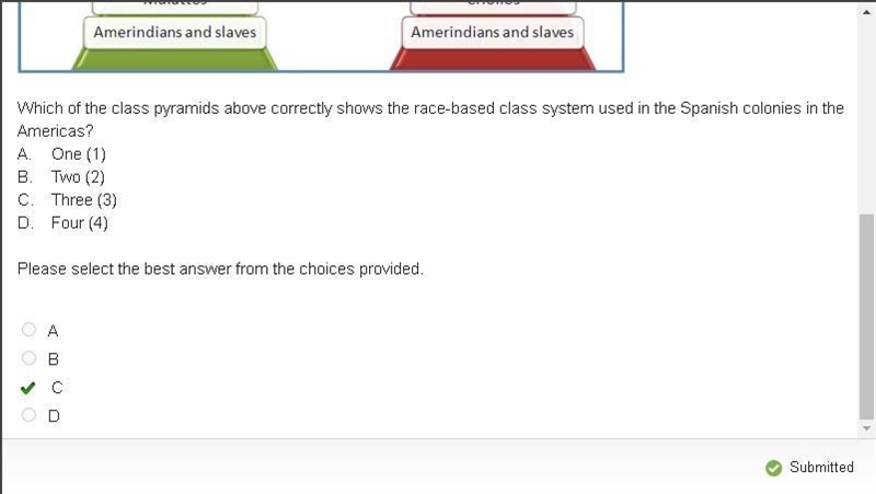 Which of the class pyramids above correctly shows the race-based class system used-example-1