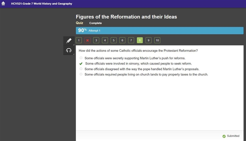 How did the actions of some Catholic officials encourage the Protestant Reformation-example-1