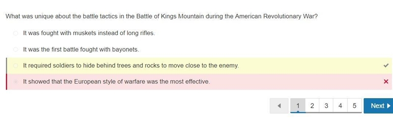 30 POINTS Please Help How did the Battle of Kings Mountain influence the American-example-1