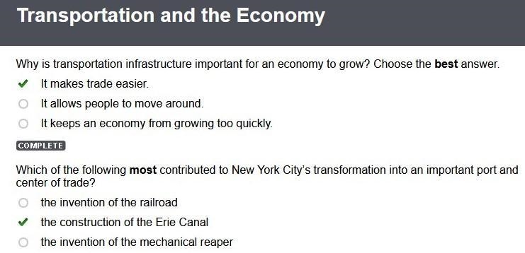 Which of the following most contributed to New York City’s transformation into an-example-1