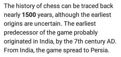 When was the chess created?​-example-1