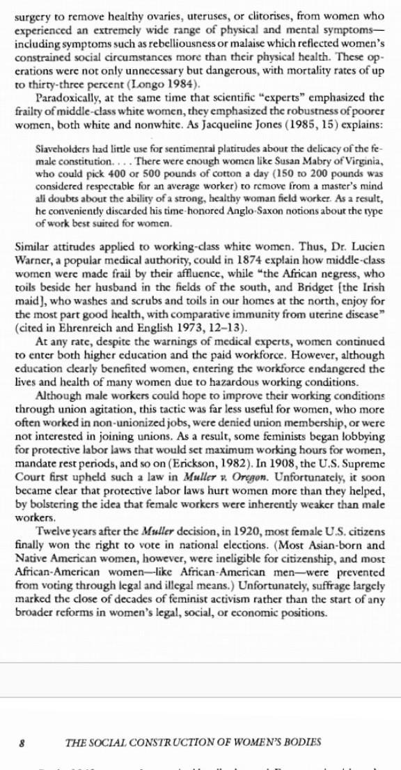 A history of women’s bodies summary of rose weitz-example-5