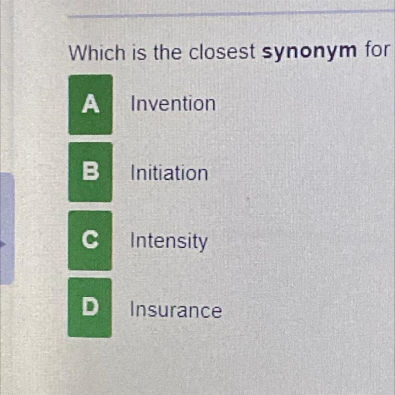 Which is the closest synonym for the word emphasis?-example-1