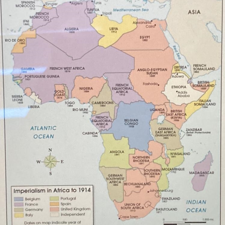 Which imperial nation colonized agnola on the west coast? belgium france portugal-example-1