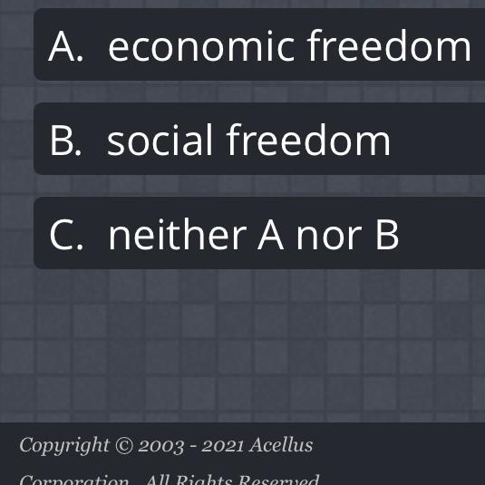 China has allowed which of the following freedoms in order to increase businesses-example-1