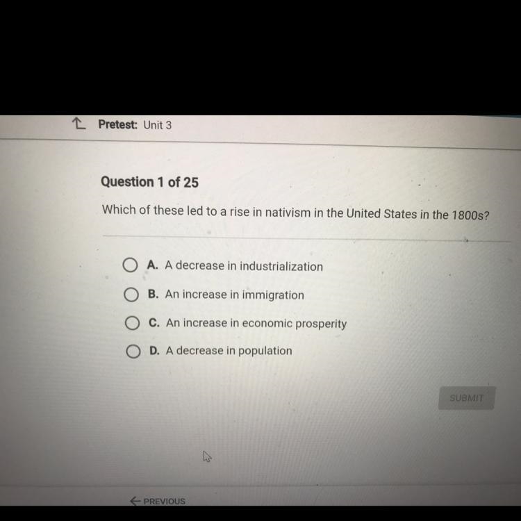 Which of these lead to a rise of nativism in the United States in the 1800s￼?-example-1