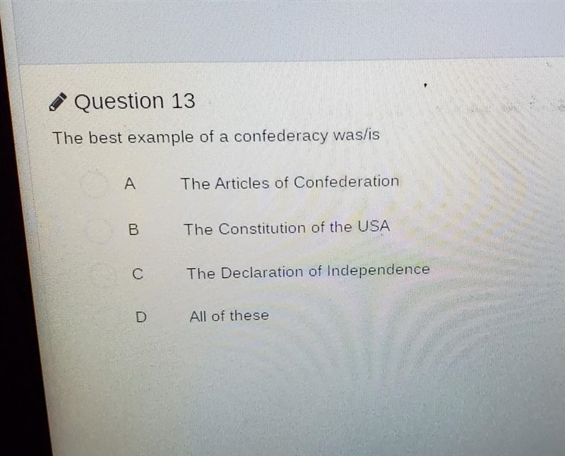 The best example of the confederacy was?​-example-1