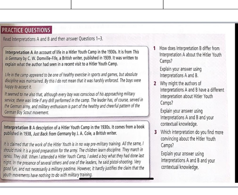 Please help and answer question 2 using the 2 interpretations given. Thank youuuu-example-1