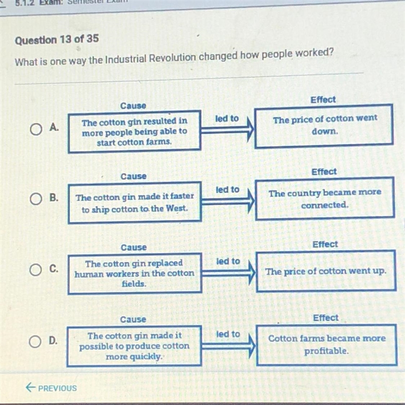 What is one way the Industrial Revolution changed how people worked?-example-1