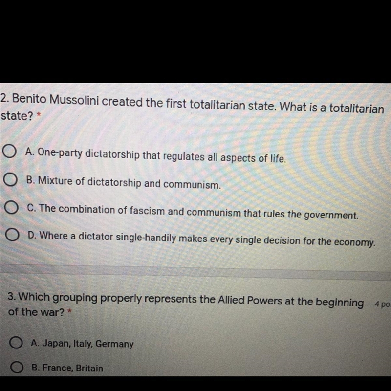 What is a totalitarian state?-example-1