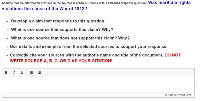 Was maritime rights violations the cause of the War of 1812?-example-1