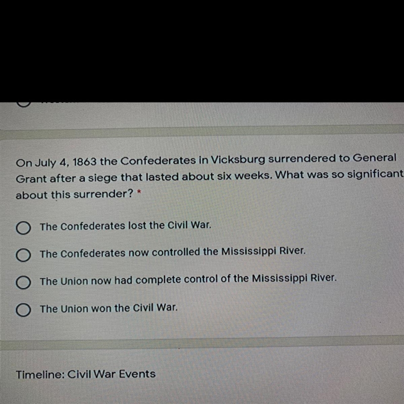 On July 4, 1863 the Confederates in Vicksburg surrendered to General Grant after a-example-1