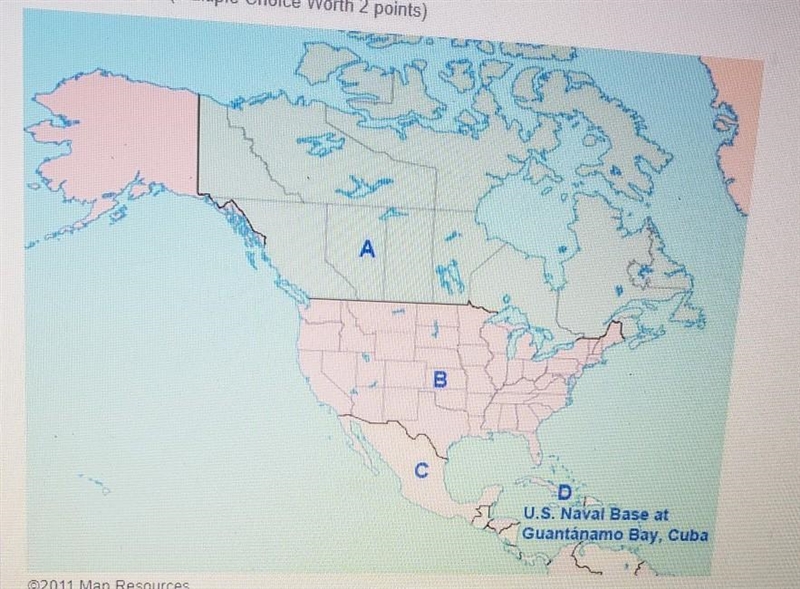 Which of these locations on the map is a place where a person would be born a native-example-1