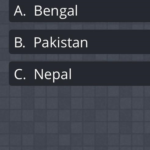 Which country was partitioned or split in two following India's independence ?-example-1